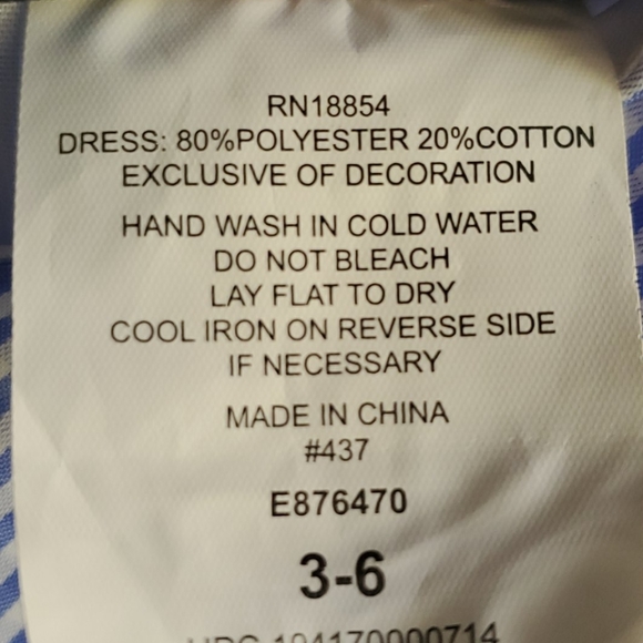 3-6 MONTHS RARE EDITION DRESS - Picture 10 of 12